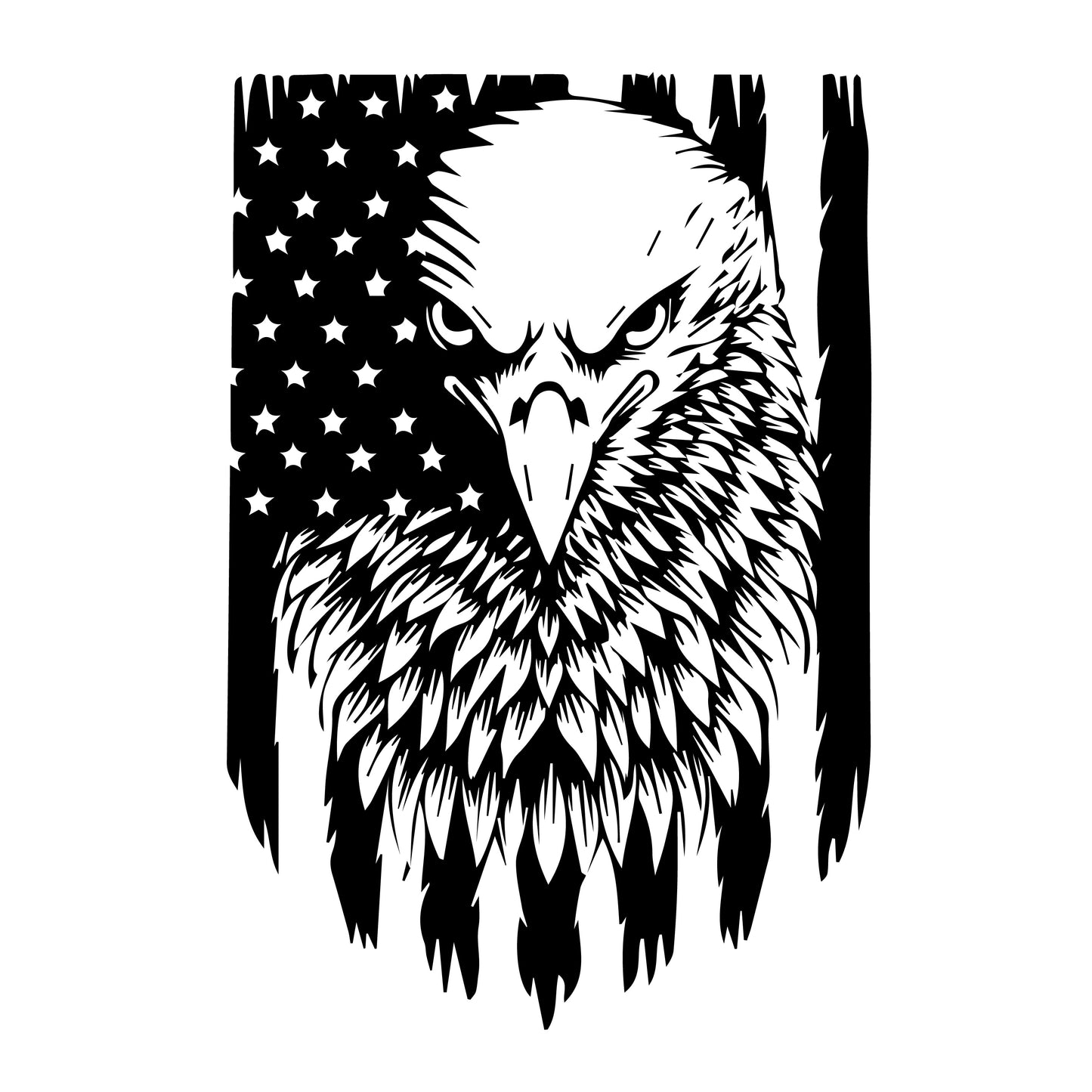 Patriotic Bullet Bottle – Custom Laser Engraved American Eagle Thermos