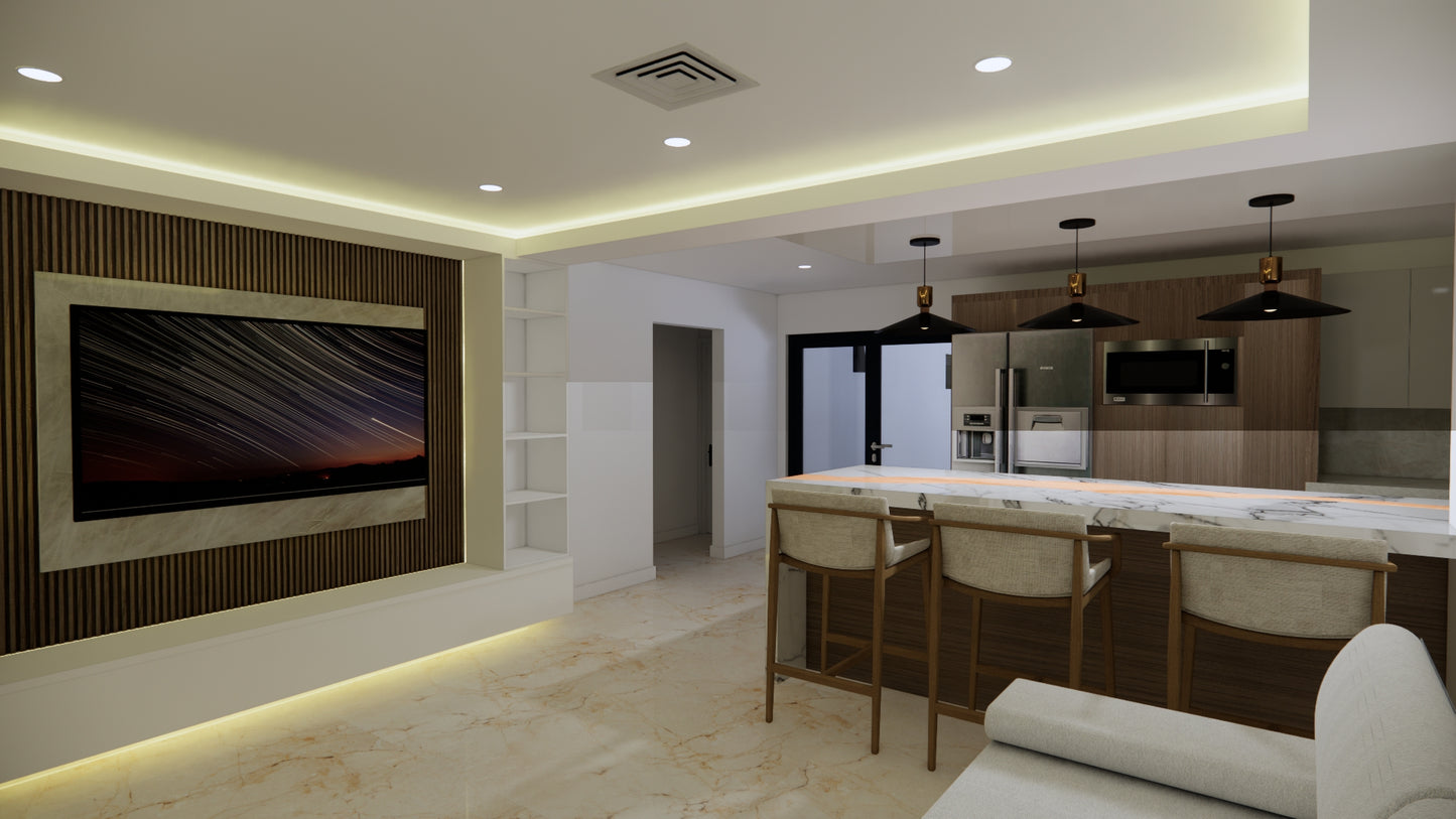 Interior 3D Modeling & Rendering