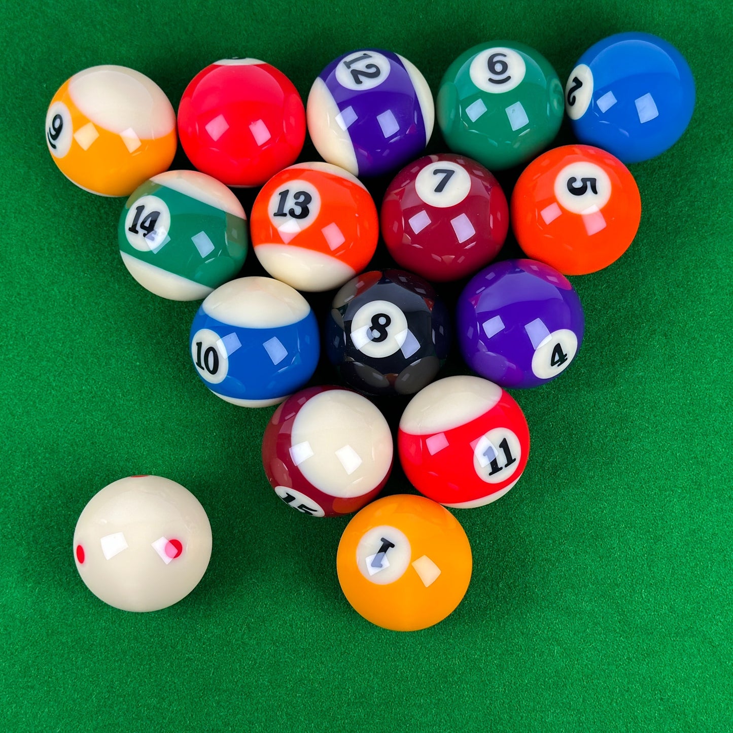 Regulation Size Billiard Pool Balls Set for Precision Play