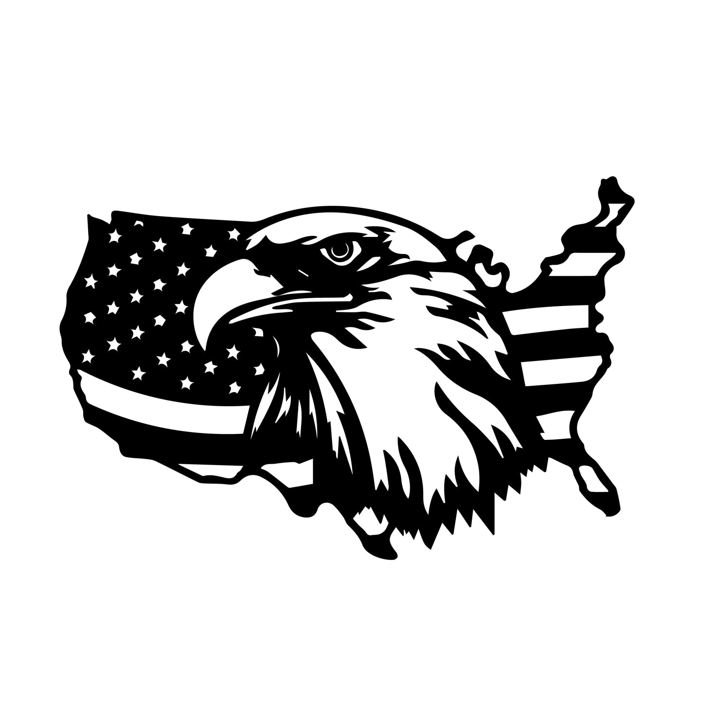 Patriotic Bullet Bottle – Custom Laser Engraved American Eagle Thermos