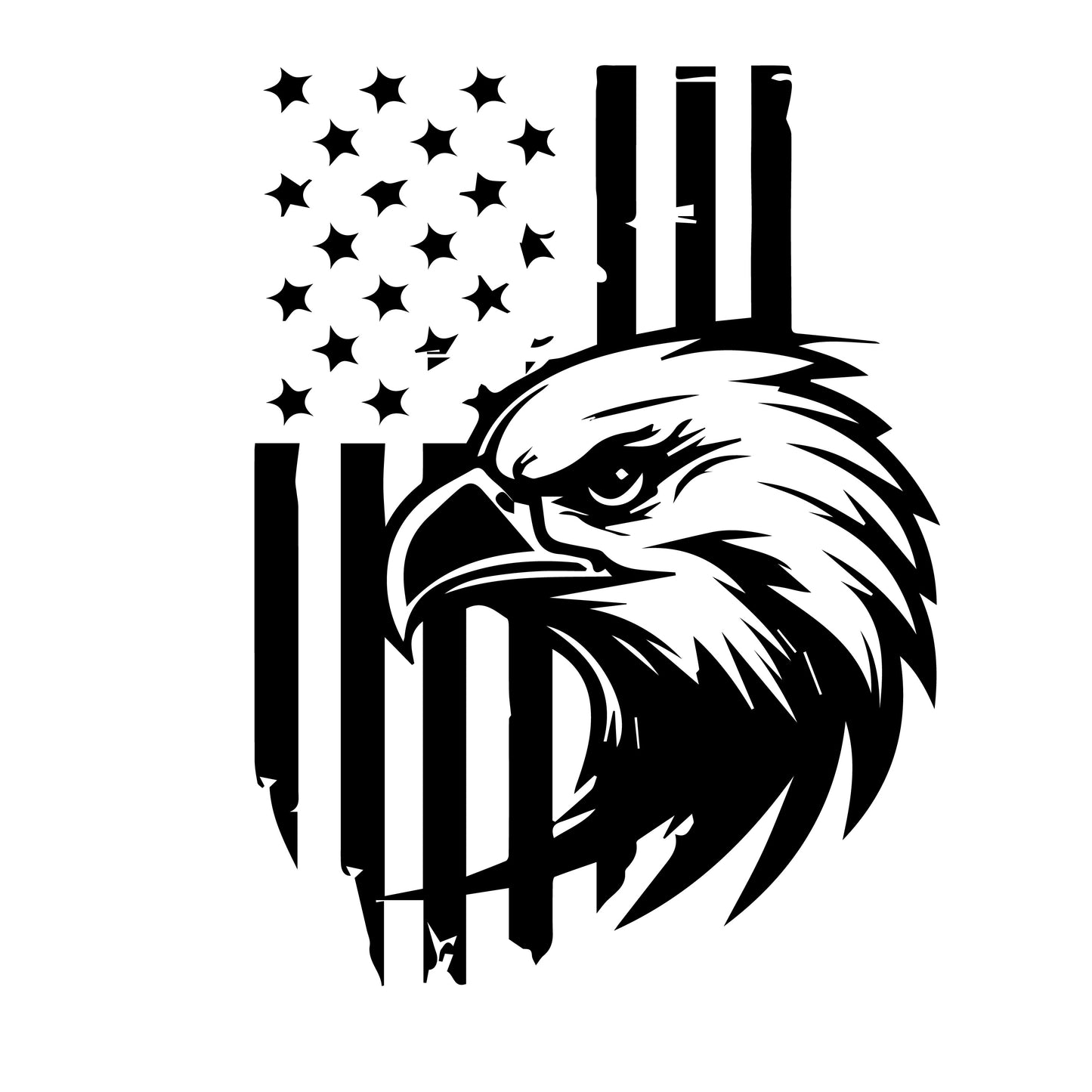 Patriotic Bullet Bottle – Custom Laser Engraved American Eagle Thermos