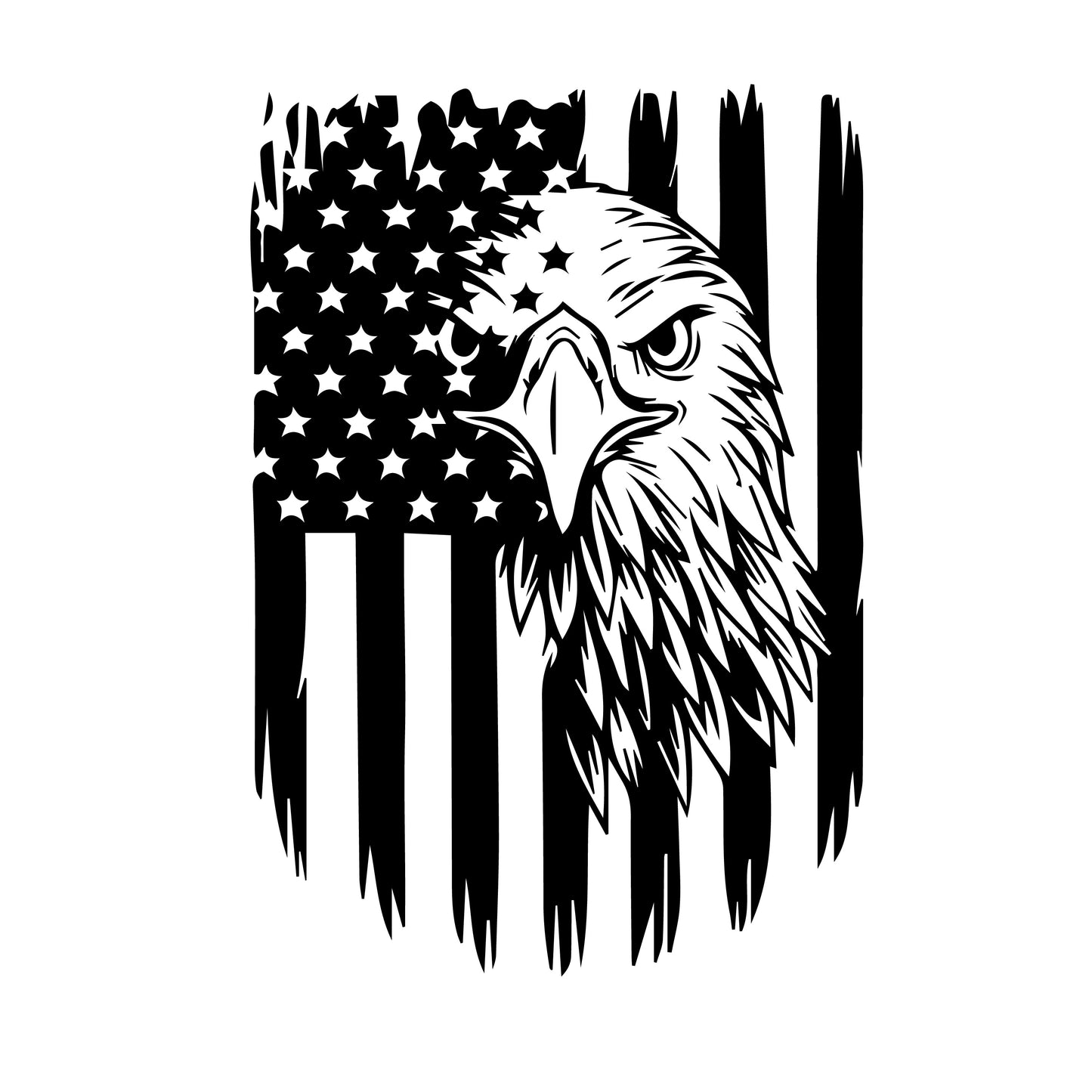 Patriotic Bullet Bottle – Custom Laser Engraved American Eagle Thermos