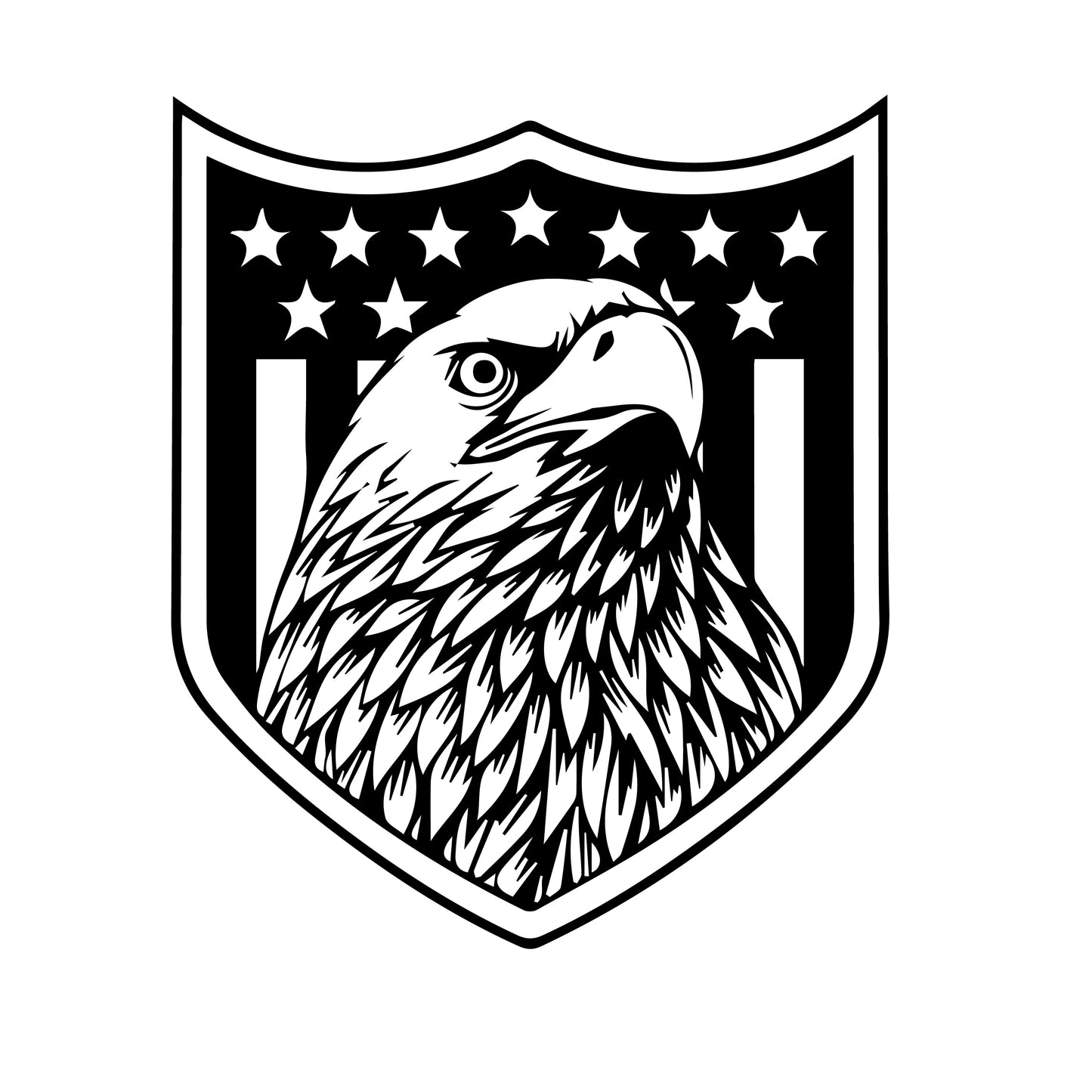 Patriotic Bullet Bottle – Custom Laser Engraved American Eagle Thermos