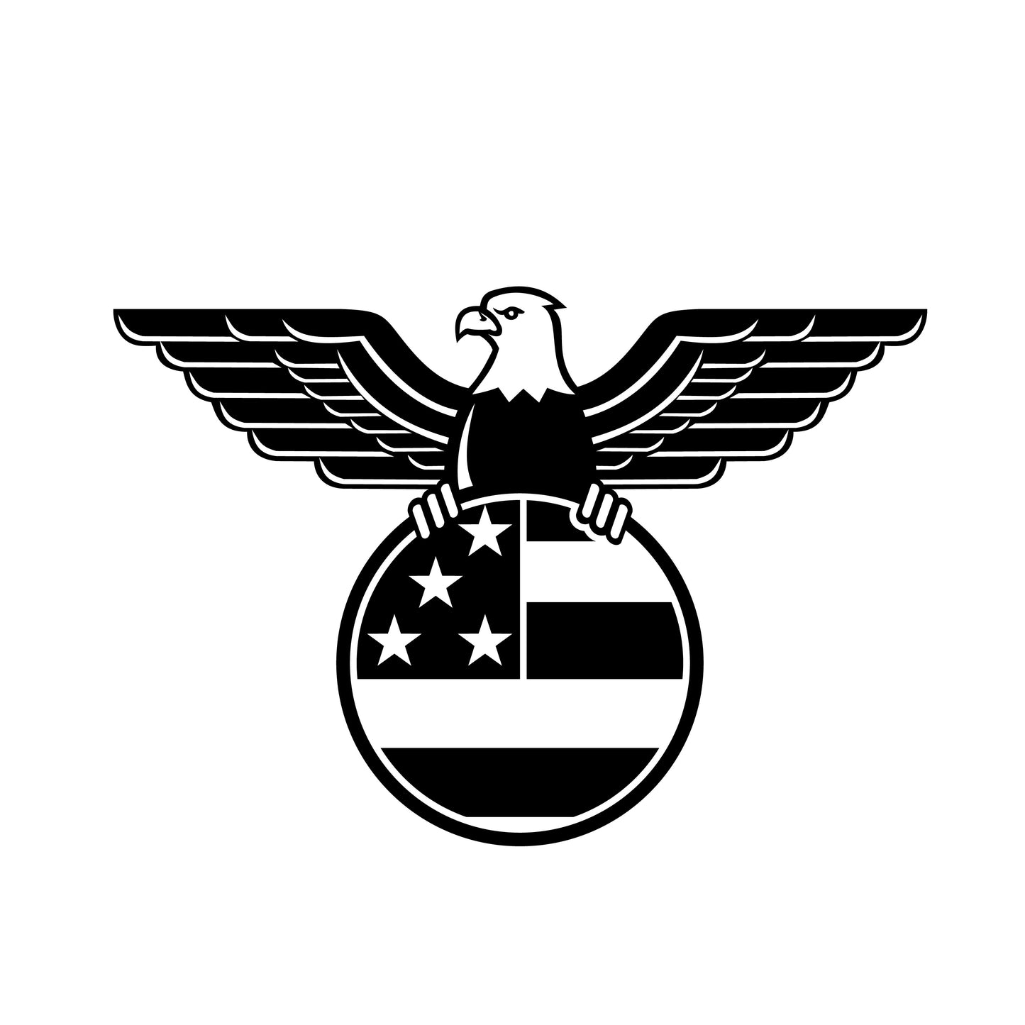 Patriotic Bullet Bottle – Custom Laser Engraved American Eagle Thermos