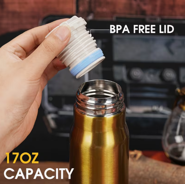 Patriotic Bullet Bottle – Custom Laser Engraved American Eagle Thermos