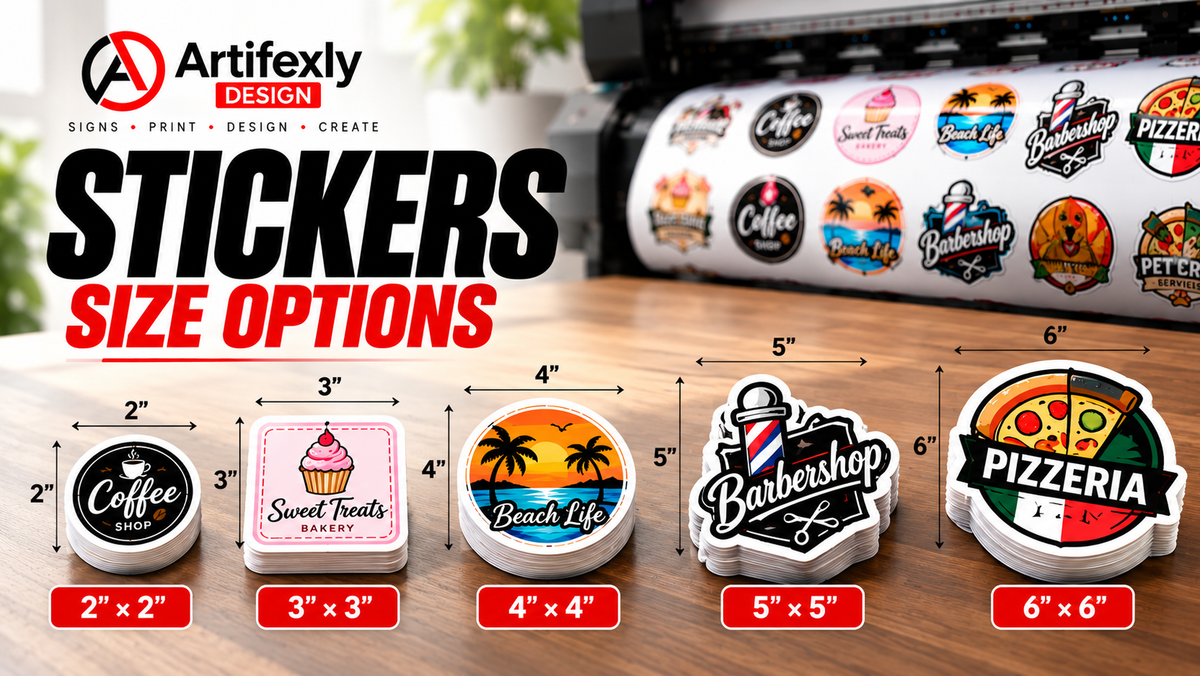 Custom Vinyl Stickers – Full Color Waterproof Personalized Stickers
