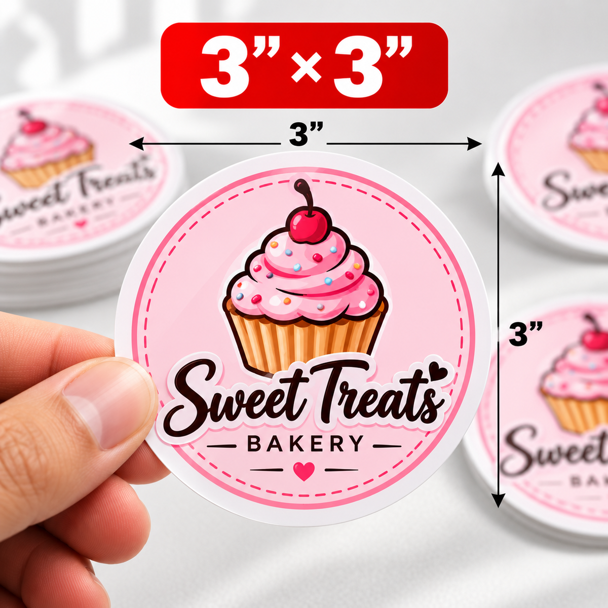 Custom Vinyl Stickers – Full Color Waterproof Personalized Stickers