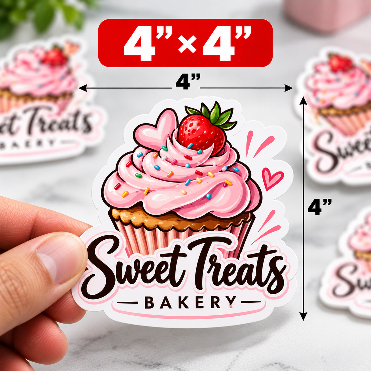 Custom Vinyl Stickers – Full Color Waterproof Personalized Stickers