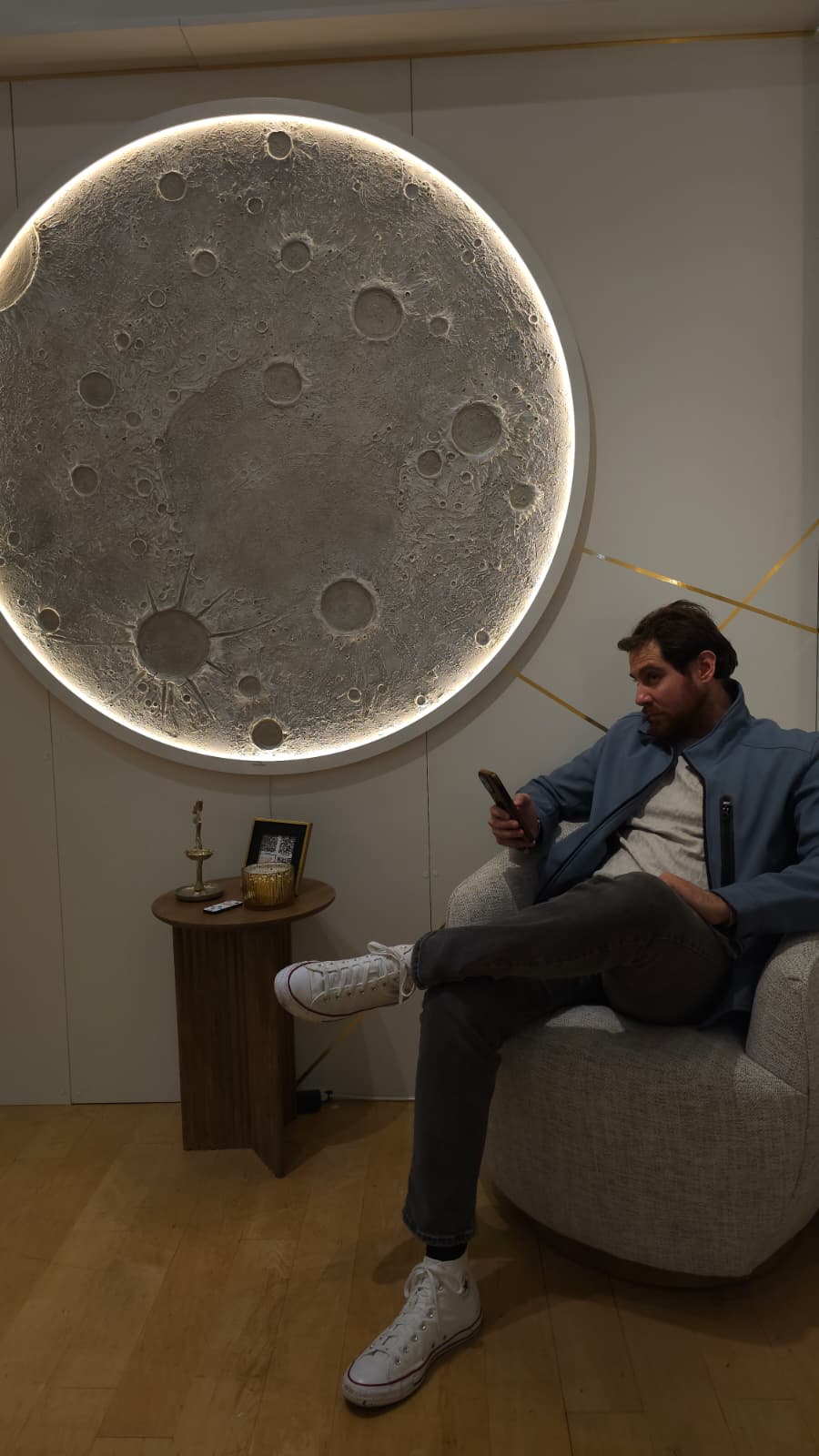 Moonlight 60" – Elite Monumental Illuminated Wall Sculpture – Artifexly