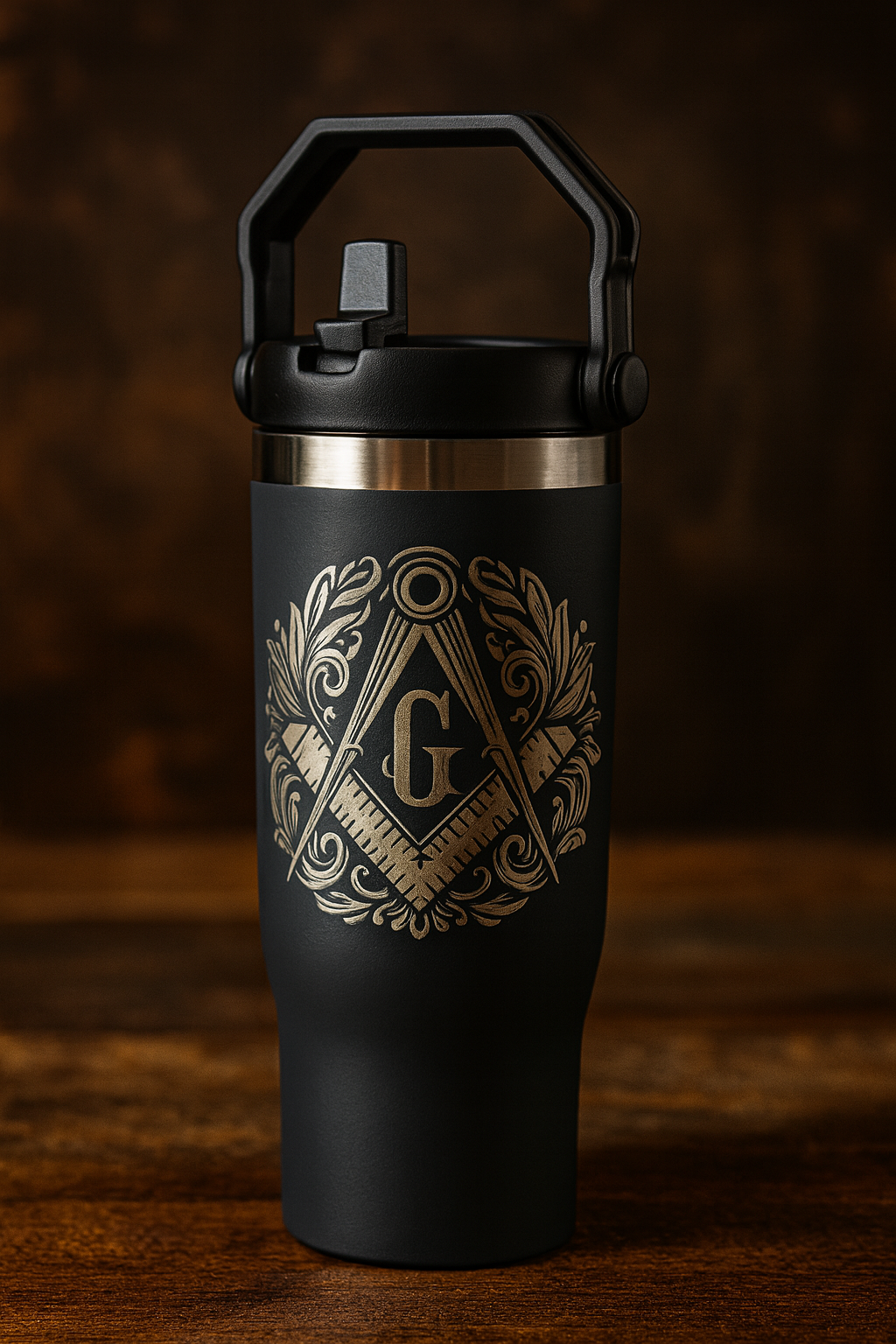 Custom Tumbler Mason style