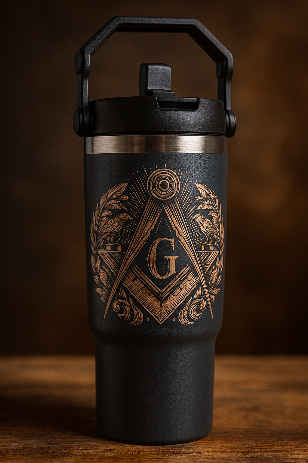 Custom Tumbler Mason style