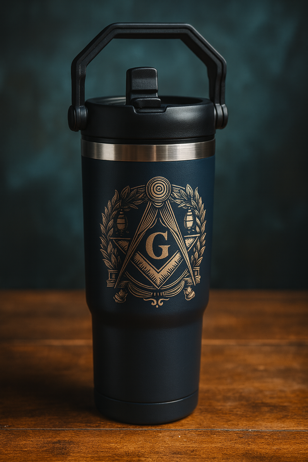 Custom Tumbler Mason style
