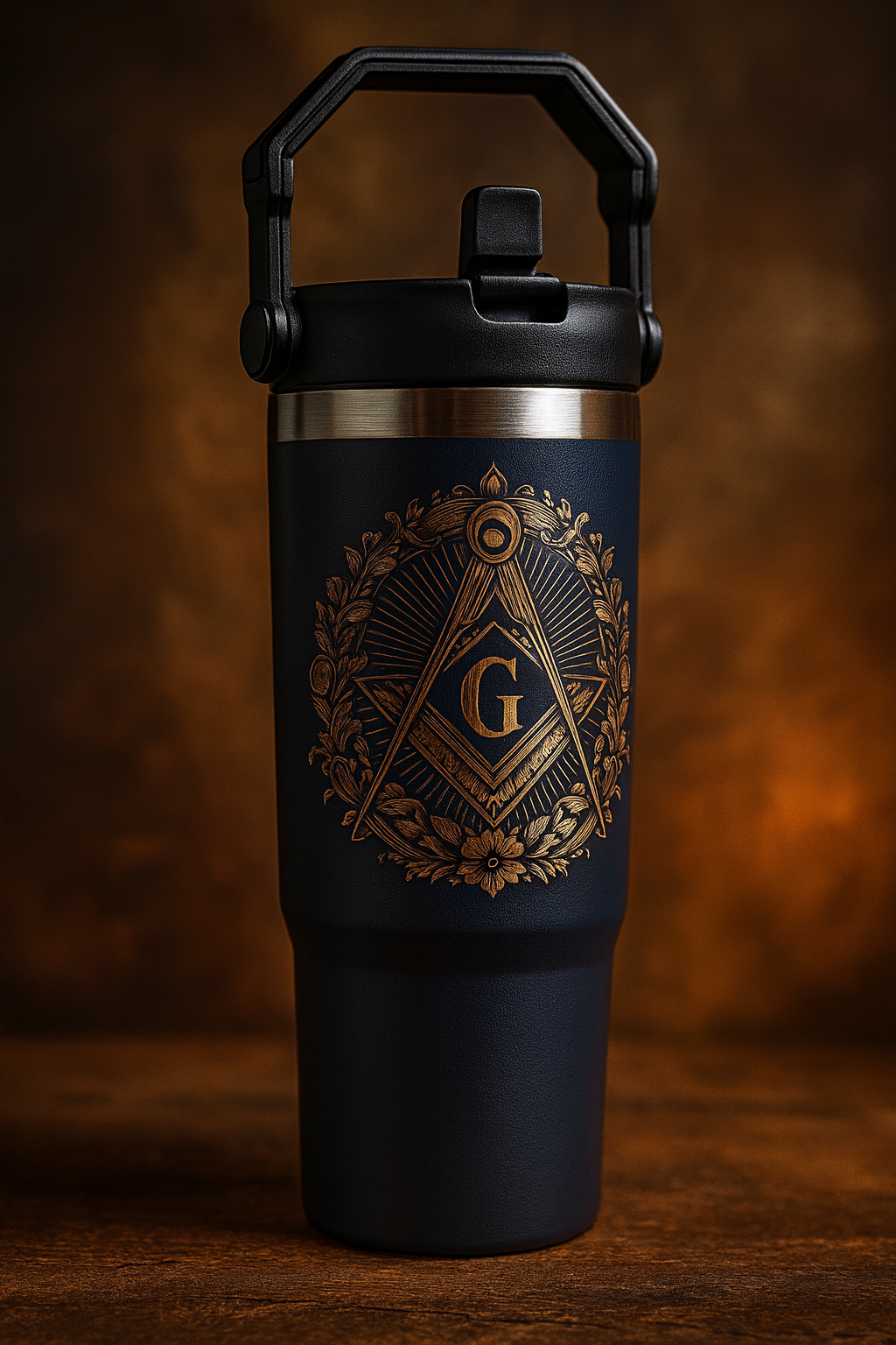 Custom Tumbler Mason style