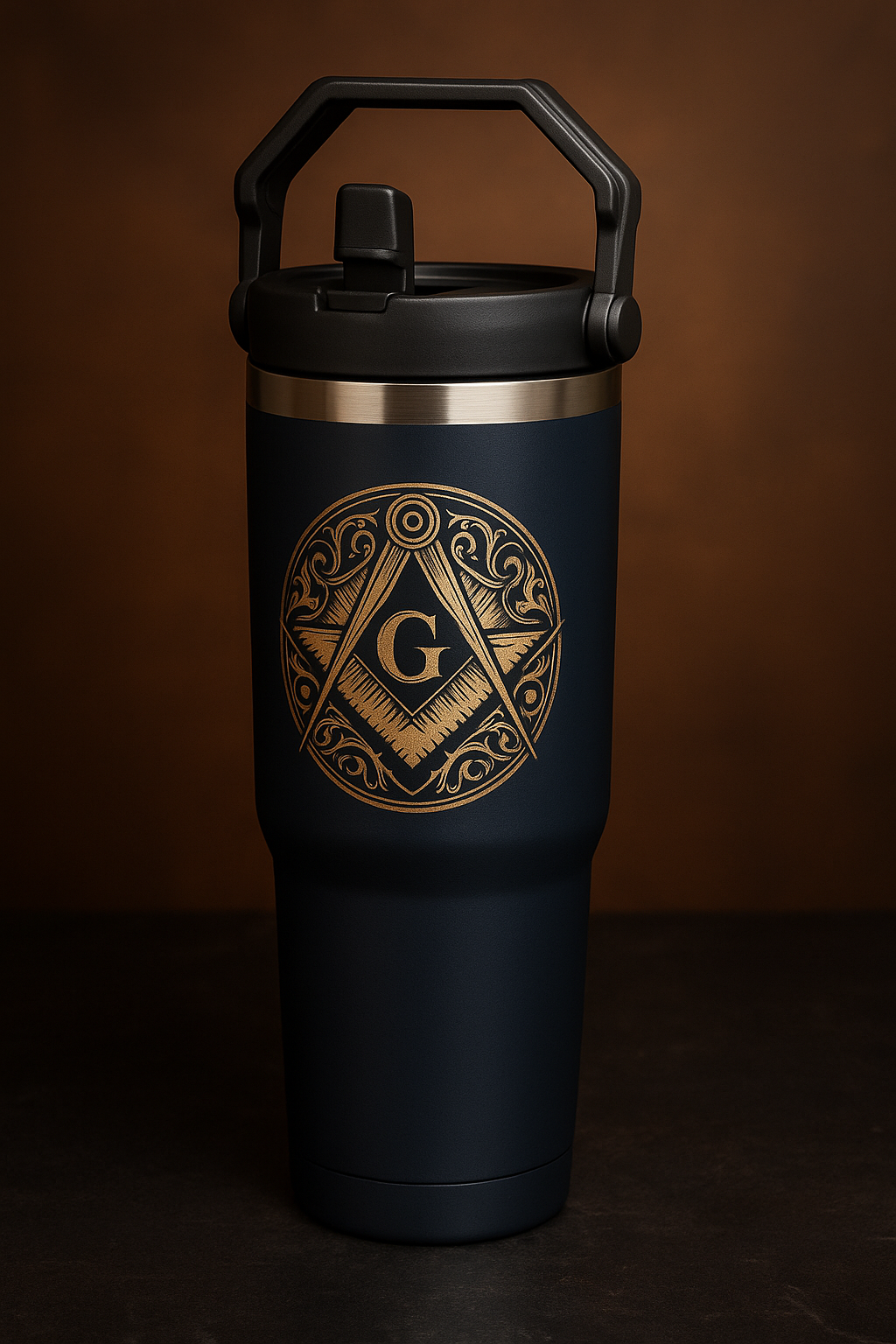 Custom Tumbler Mason style