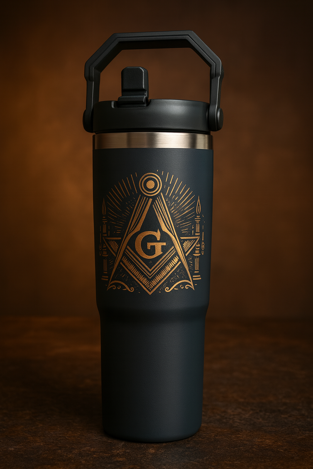 Custom Tumbler Mason style