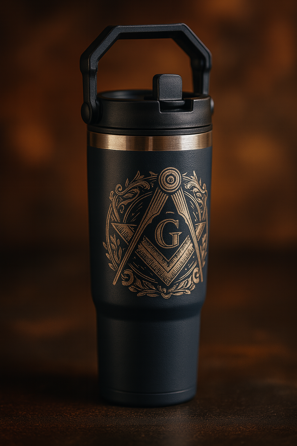Custom Tumbler Mason style